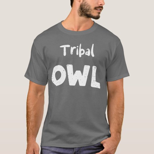 フクロウ Tシャツ (正面)