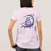 フクロウ Tシャツ (裏面)