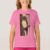 フクロウ Tシャツ (正面)