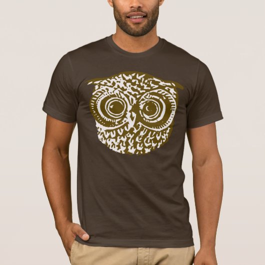 フクロウ Tシャツ (正面)