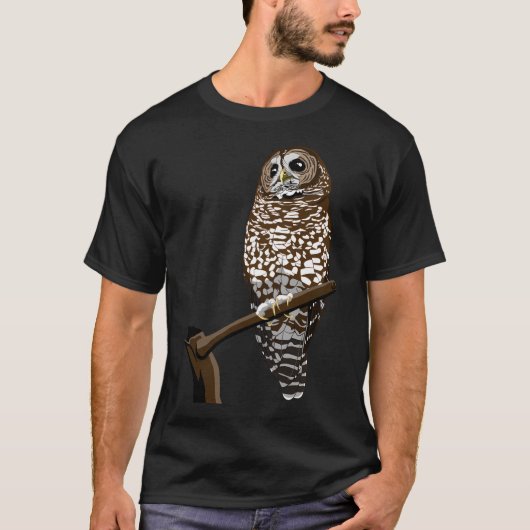 フクロウ Tシャツ (正面)