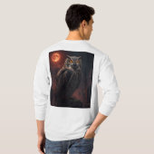フクロウ Tシャツ (裏面フル)