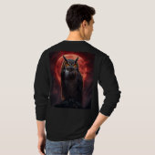 フクロウ Tシャツ (裏面フル)