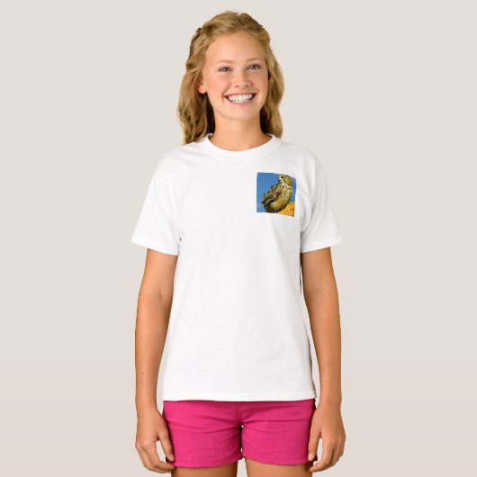 フクロウ Tシャツ (正面フル)