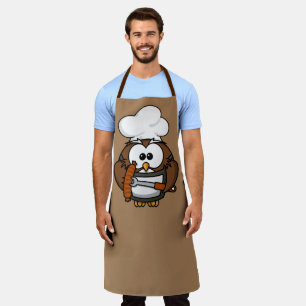 フクロウBBQシェフ エプロン