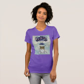 フクロウinティーカップ2 tシャツ (正面フル)