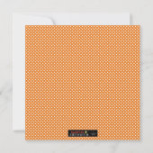 フクロウOウィーンハローウィンパーティ招待状 招待状 (裏面)