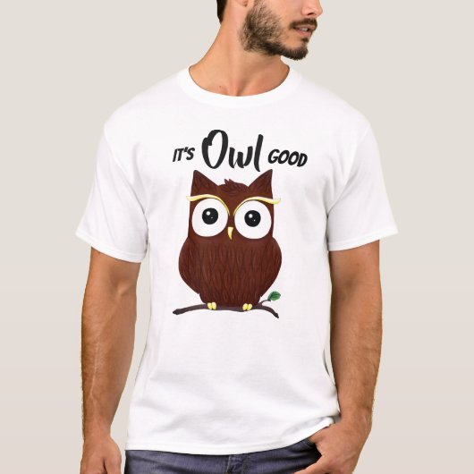 フクロウTシャツ Tシャツ (正面)