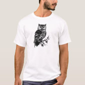 フクロウTシャツ Tシャツ (正面)