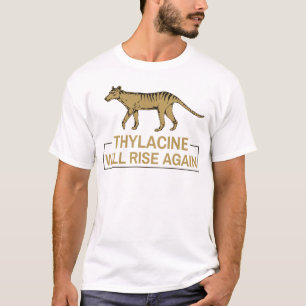 フクロオオカミが再び絶滅したタスマニアのオオオカミに生まれ変わる Tシャツ