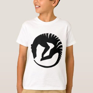 フクロオオカミの生きた(黒い)子供 Tシャツ