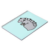 フクロネズミのママと赤ちゃんたち ノートブック (左側)
