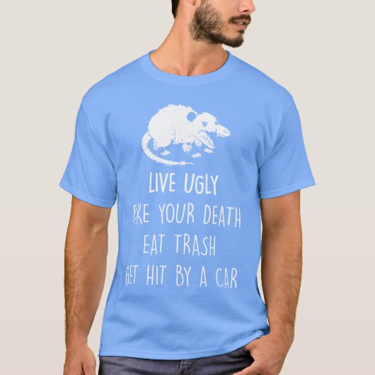 フクロネズミの引用 友達 Tシャツ (正面)