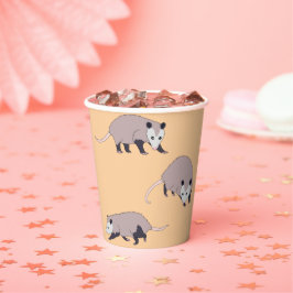 フクロネズミ 紙コップ