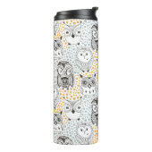 フクロパターンカスタムモノグラムタンブラー タンブラー (回転左)