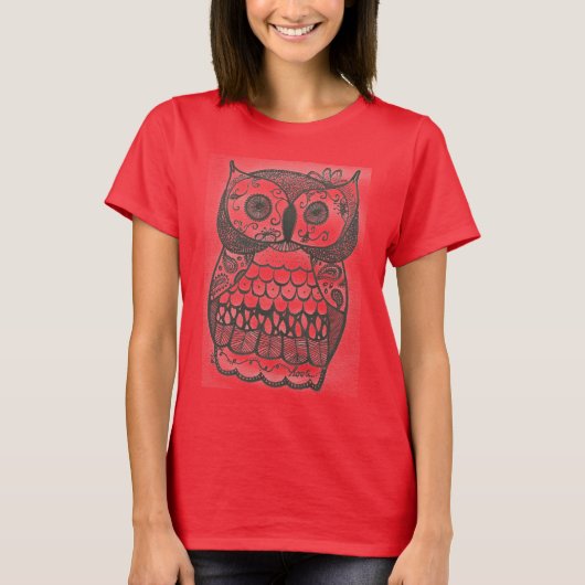 フクロフクロウ Tシャツ (正面)