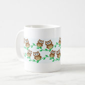 フクロフクロフクロウ コーヒーマグカップ (正面左)