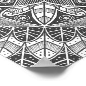 フクロムダラマジカル自然アートプリント ポスター (角)