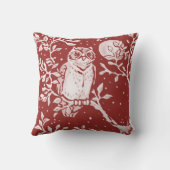 フクロムブリックレッドウッドランドムーン自然装飾用クッション クッション (裏面)