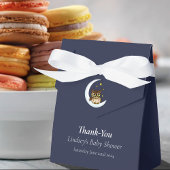 フクロムーンブルーかわいい星赤ちゃんシャワー フェイバーボックス