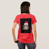 フクロモモンガのクリスマス Tシャツ (裏面フル)