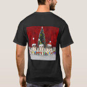 フクロモモンガのクリスマス Tシャツ (裏面)