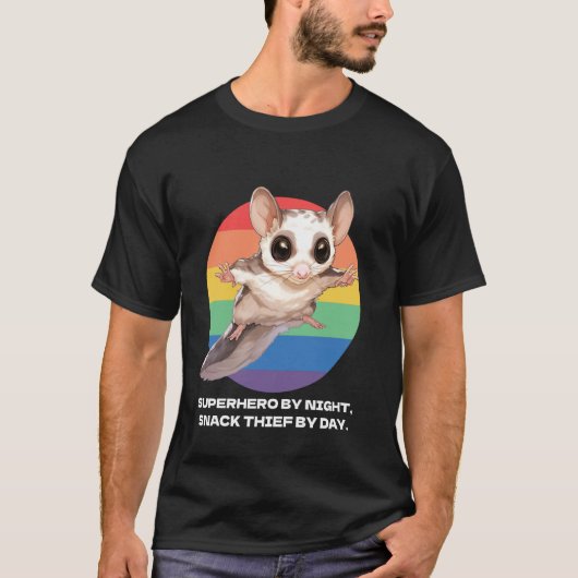 フクロモモンガのジャンプ Tシャツ (正面)