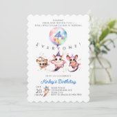 フクロモモンガの誕生日招待状 招待状 (スタンド正面)