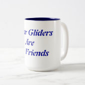 フクロモモンガは私の友達 ツートーンマグカップ (正面右)