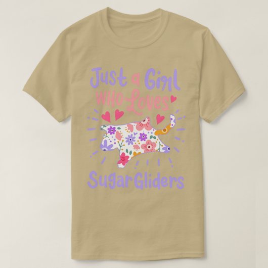 フクロモモンガ フクロモモンガ 愛好家 Tシャツ (デザイン正面)