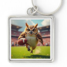 フクロラグビープレーヤーのキーチェーン