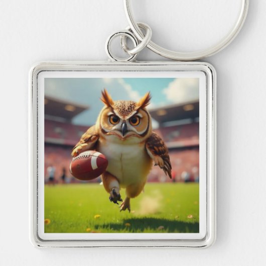 フクロラグビープレーヤーのキーチェーン キーホルダー (正面)