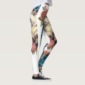 フクロールアートタトゥーデザインレディースレギンス レギンス (右)