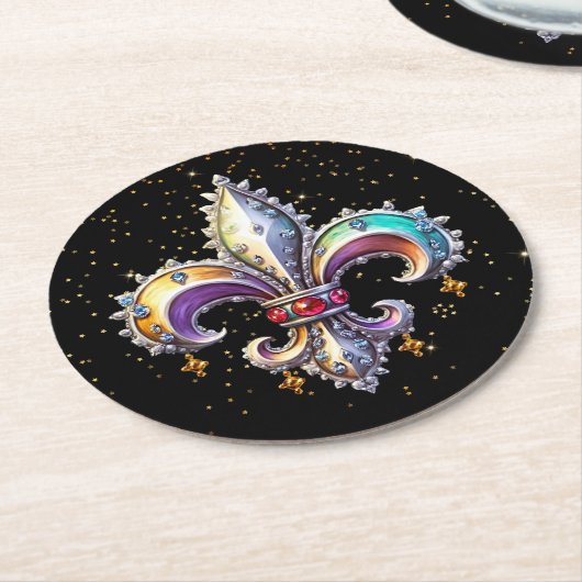 フクールデリス ラウンドペーパーコースター (アングル)