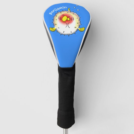 フグおもしろいグ ゴルフヘッドカバー (正面)