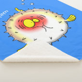 フグおもしろいグ シェルパブランケット (3/4)