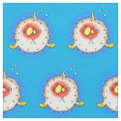 フグおもしろいグ ファブリック (クローズアップ)