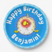 フグおもしろいグ ペーパープレート (正面)