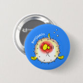 フグおもしろいグ 缶バッジ (正面&裏面)