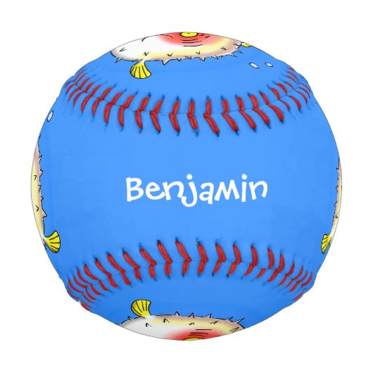 フグおもしろいグ 野球ボール (正面)