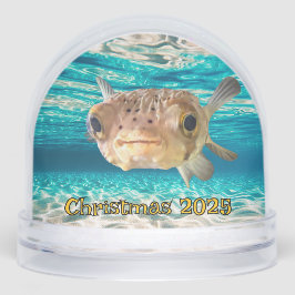 フグおもしろいフの警告魚:圧力の下でパフを膨らませる