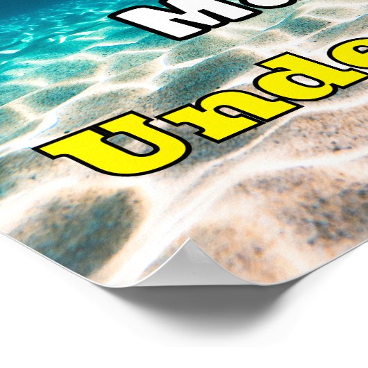 フグおもしろいフの警告魚:圧力の下でパフを膨らませる ポスター (角)