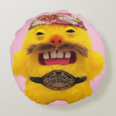 フグおもしろいラーズレスラー ラウンドクッション (裏面)