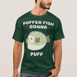 フグがプフになる Tシャツ