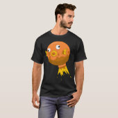 フグが飛ぶ Tシャツ (正面フル)