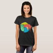 フグの市場向きの魚 Tシャツ (正面フル)