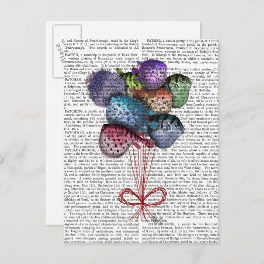 フグの風船 ポストカード (正面/裏面)