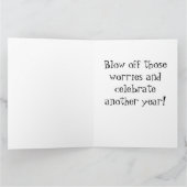 フグの魚のサンタのメリークリスマス! カード (内部)