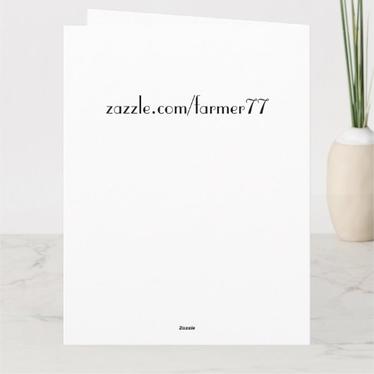 フグの魚のサンタのメリークリスマス! カード (裏面)