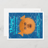 フグを切り倒す ポストカード (正面/裏面)